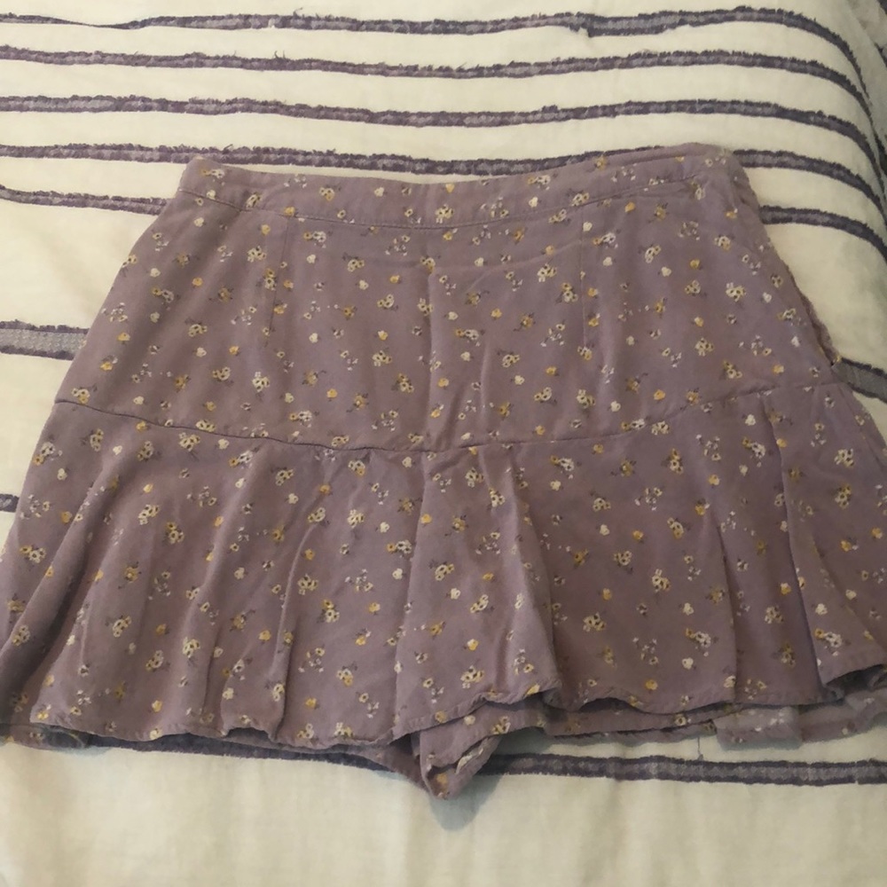 Flower Skort Holister purple